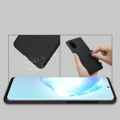 Kup Etui Nillkin Super Frosted Shield Samsung Galaxy S20+ Plus Fekete - NLK105BLK - {ean13} - Sklep Home Screen
