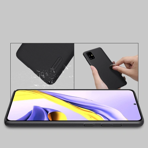 Kup Etui Nillkin Super Frosted Shield Samsung Galaxy A71 Black - NLK101BLK - {ean13} - Sklep Home Screen