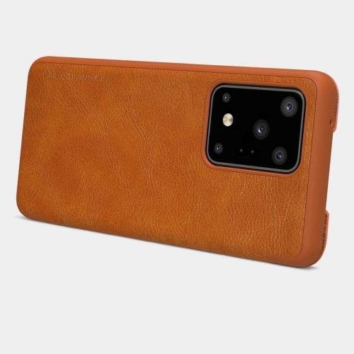 Kup Nillkin Samsung Tasche QIN Galaxy S20 Ultra Braun - NLK099BR - {ean13} - Sklep Home Screen