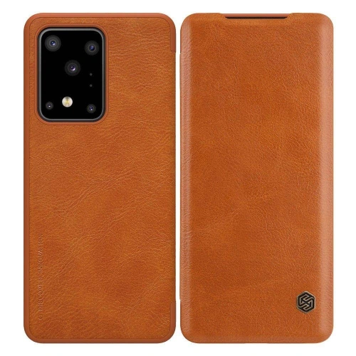 Kup Nillkin Samsung Tasche QIN Galaxy S20 Ultra Braun - NLK099BR - {ean13} - Sklep Home Screen