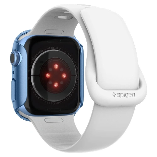Kup Etui Spigen Thin Fit Apple Watch 4/5/6/7/SE/8/9 40/41mm Modrá - SPN2036BLU - {ean13} - Sklep Home Screen