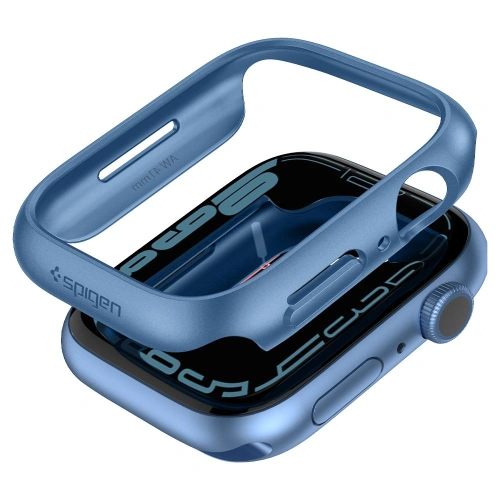 Kup Etui Spigen Thin Fit Apple Watch 4/5/6/7/SE/8/9 40/41mm Modrá - SPN2036BLU - {ean13} - Sklep Home Screen