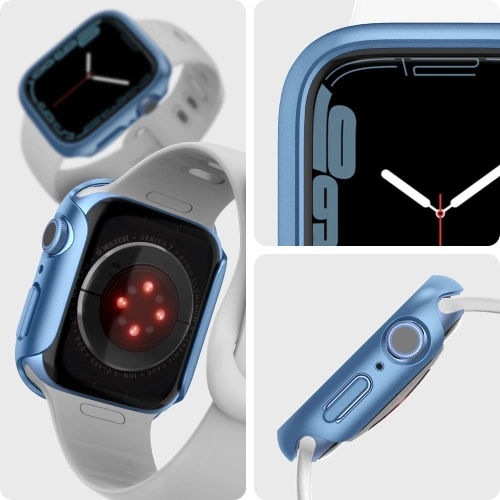 Kup Etui Spigen Thin Fit Apple Watch 4/5/6/7/SE/8/9 40/41mm Modrá - SPN2036BLU - {ean13} - Sklep Home Screen