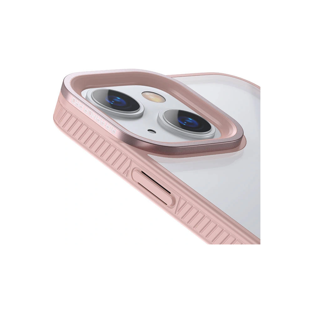 Etui Baseus Crystal Apple iPhone 13 (różowe)