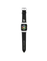 Belt Karl Lagerfeld KLAWMOKHK Apple Watch 4/5/6/7/SE/8/9/10 40/41/42mm black strap Saffiano Karl Heads