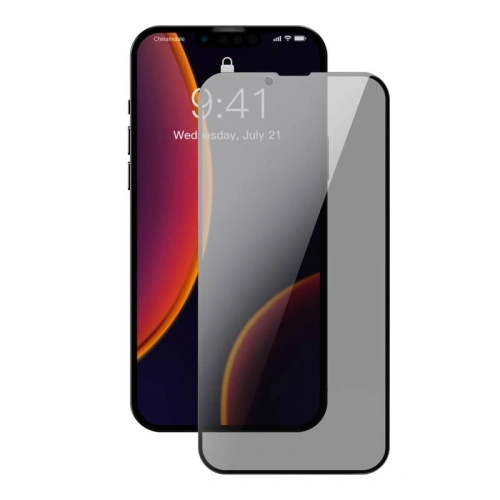 Kup Sklo privatizující 0.3mm Baseus SGQP010601 Privacy Apple iPhone 13 mini [2 PACK] (černý rámek) - BSU2995BLK - {ean13} - Sklep Home Screen