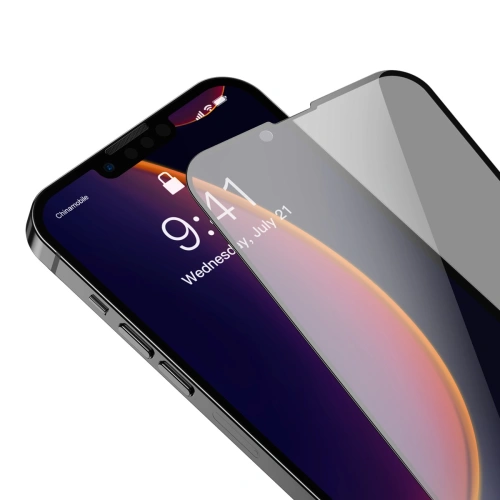 Buy Baseus SGQP010601 Privacy Glass 0.3mm Apple iPhone 13 mini [2 PACK] (black) - BSU2995BLK - {ean13} - Home Screen Store Europe