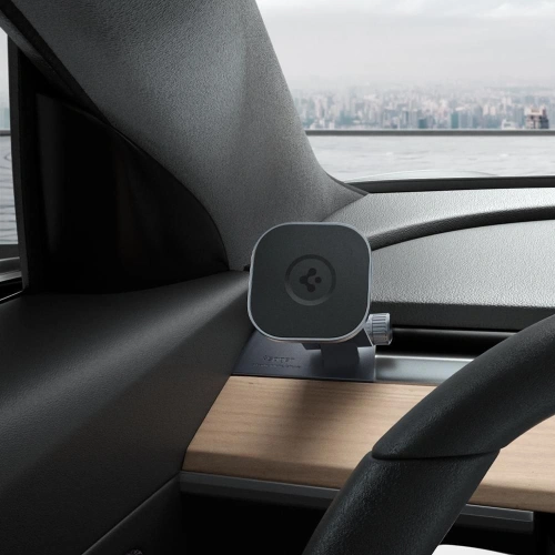 Kup Uchwyt magnetyczny do Tesla Model Y/3 Spigen OneTap MagSafe Dashboard Car Mount Black - SPN2038BLK - {ean13} - Sklep Home Screen