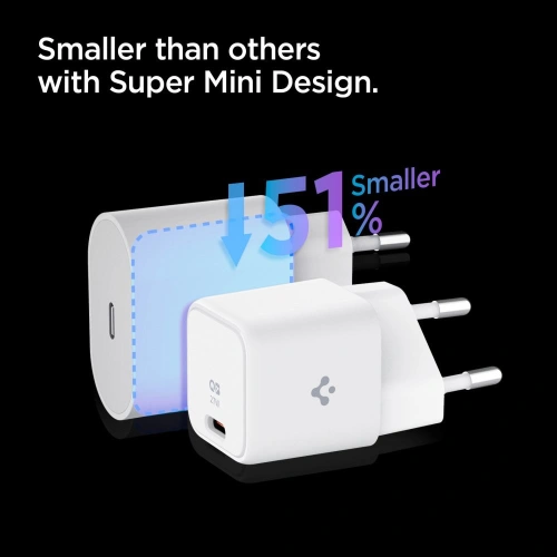 Kup Síťová nabíječka Spigen PE2103EU ArcStation Pro Wall Charger 25W White - SPN2040WHT - {ean13} - Sklep Home Screen
