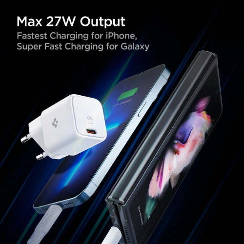 Kup SŁadowarka sieciowa Spigen PE2103EU ArcStation Pro Wall Charger 25W White - SPN2040WHT - {ean13} - Sklep Home Screen