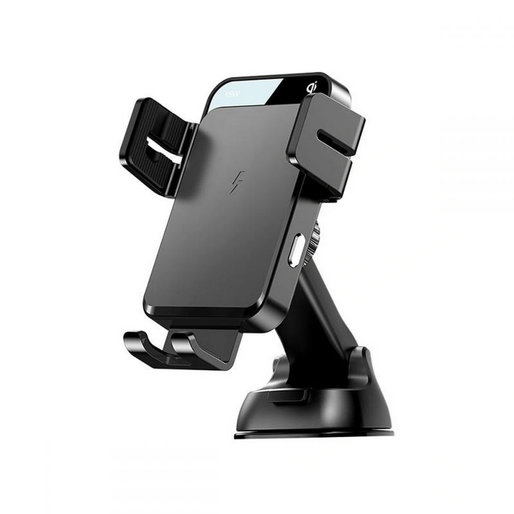 Uchwyt samochodowy z ładowarką indukcyjną Joyroom JR-ZS219 Dashboard Car Mount Wireless Charger Black