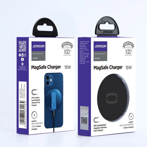 Kup Încărcător wireless Joyroom JR-A28 Magnetic MagSafe Wireless Charger 15W Negru - JYR003BLK - {ean13} - Sklep Home Screen