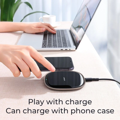 Kup Încărcător wireless Joyroom JR-A23 Square Wireless Charger 15W Black - JYR005BLK - {ean13} - Sklep Home Screen