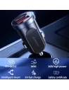 Kup Autonabíječka Joyroom C-A09 2-portová nabíječka do auta PD 30W QC 3.0 černá - JYR006BLK - {ean13} - Sklep Home Screen