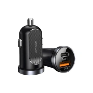 Kup Ładowarka samochodowa Joyroom C-A08 2-port Car Charger PD 30W QC 3.0 Black - JYR007BLK - {ean13} - Sklep Home Screen