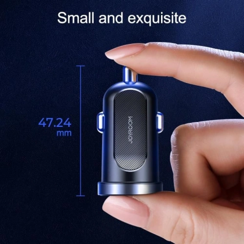 Buy Joyroom C-A08 2-port Car Charger PD 30W QC 3.0 Black - JYR007BLK - {ean13} - Home Screen Store Europe