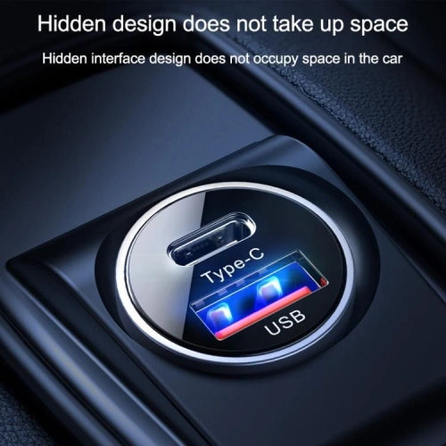 Kup Auto nabíječka Joyroom C-A08 2-portová nabíječka do auta PD 30W QC 3.0 černá - JYR007BLK - {ean13} - Sklep Home Screen