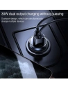 Buy Joyroom C-A08 2-port Car Charger PD 30W QC 3.0 Black - JYR007BLK - {ean13} - Home Screen Store Europe