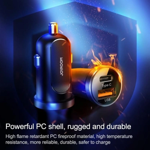 Kup Încărcător auto Joyroom C-A08 Încărcător auto cu 2 porturi PD 30W QC 3.0 Negru - JYR007BLK - {ean13} - Sklep Home Screen