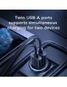 Buy Joyroom C-A06 2-port Car Charger 3.1A Black - JYR008BLK - {ean13} - Home Screen Store Europe
