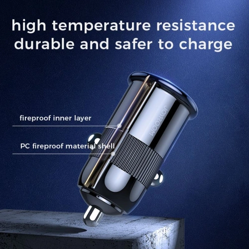 Buy Joyroom C-A06 2-port Car Charger 3.1A Black - JYR008BLK - {ean13} - Home Screen Store Europe