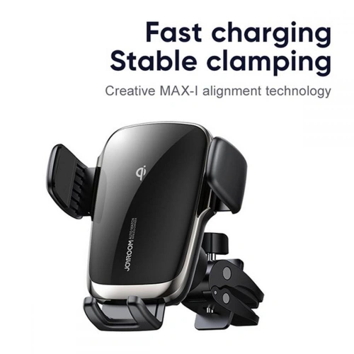 Kup Următorul suport auto cu încărcător inductiv Joyroom JR-ZS248 Vent Car Mount Wireless Charger Black - JYR011BLK - {ean13} - Sklep Home Screen