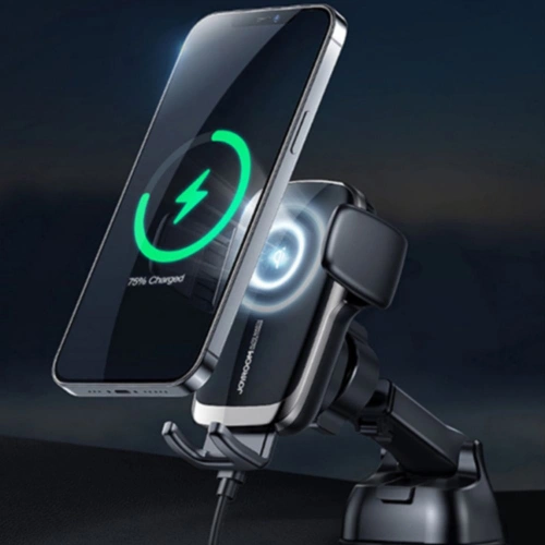Kup Uchwyt samochodowy z ładowarką indukcyjną Joyroom JR-ZS248 Dashboard Car Mount Wireless Charger Black - JYR012BLK - {ean13} - Sklep Home Screen