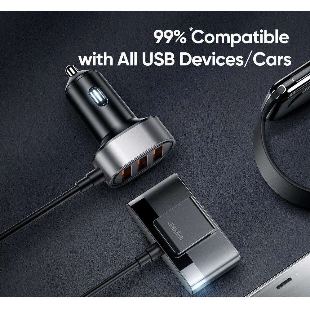 Ładowarka samochodowa Joyroom JR-CL03 5-port USB Car Charger Black