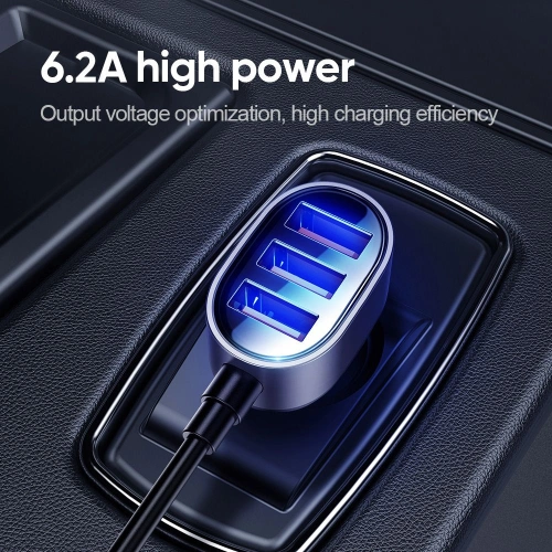 Kup Încărcător auto Joyroom JR-CL03 Încărcător auto USB cu 5 porturi Negru - JYR015BLK - {ean13} - Sklep Home Screen