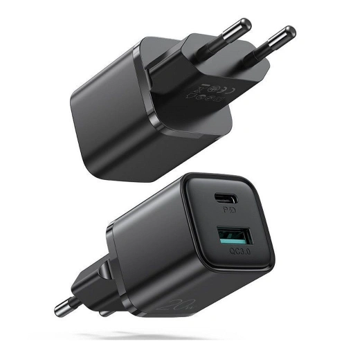 Kup Joyroom Wandladegerät L-QP207 2-Port Wandladegerät PD 20W QC 3.0 Schwarz - JYR017BLK - {ean13} - Sklep Home Screen