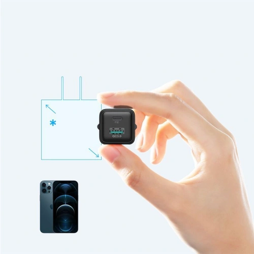 Kup Ładowarka sieciowa Joyroom L-QP207 2-port Wall Charger PD 20W QC 3.0 Black - JYR017BLK - {ean13} - Sklep Home Screen