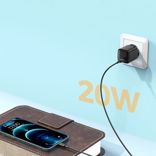 Kup Síťová nabíječka Joyroom L-P202 Nástěnná nabíječka PD 20W QC 3.0 Černá - JYR018BLK - {ean13} - Sklep Home Screen
