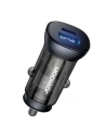 Încărcător auto Joyroom C-A42 Încărcător auto cu 2 porturi PD 38W QC 3.0 Gri