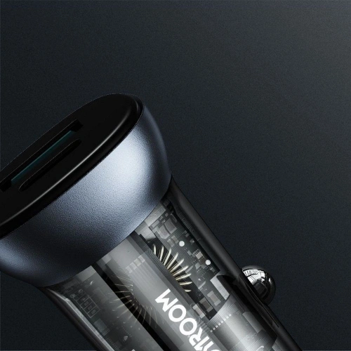 Buy Joyroom C-A42 2-port Car Charger PD 38W QC 3.0 Grey - JYR019GRY - {ean13} - Home Screen Store Europe