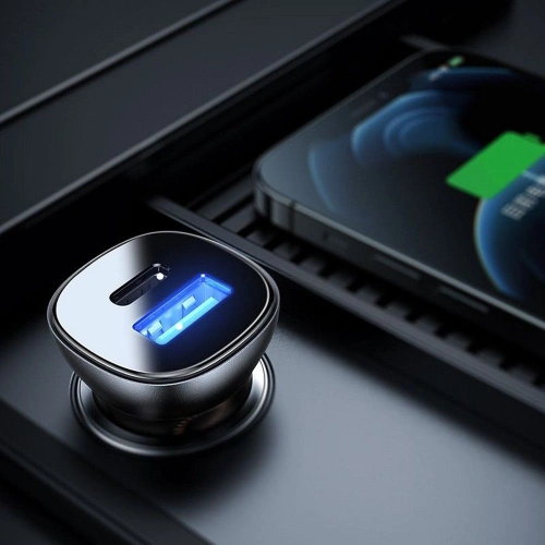Kup Încărcător auto Joyroom C-A42 Încărcător auto cu 2 porturi PD 38W QC 3.0 Gri - JYR019GRY - {ean13} - Sklep Home Screen