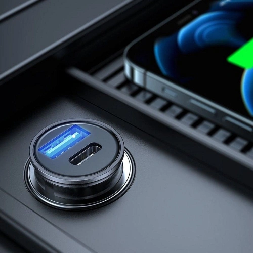 Kup Încărcător auto Joyroom C-A43 Încărcător auto cu 2 porturi PD 20W QC 3.0 Gri - JYR020GRY - {ean13} - Sklep Home Screen