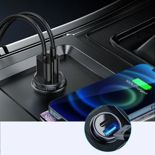Kup Autonabíječka Joyroom C-A43 2-portová nabíječka PD 20W QC 3.0 šedá - JYR020GRY - {ean13} - Sklep Home Screen