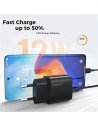 Kup Ładowarka sieciowa Joyroom L-2A123 2-port Wall Charger 2.4A 12W Black - JYR023BLK - {ean13} - Sklep Home Screen