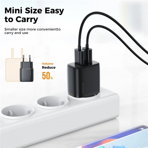 Kup Ładowarka sieciowa Joyroom L-2A123 2-port Wall Charger 2.4A 12W Black - JYR023BLK - {ean13} - Sklep Home Screen