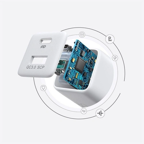 Kup Încărcător de rețea Joyroom L-QP303 Încărcător de perete cu 2 porturi PD 30W QC 3.0 Alb - JYR024WHT - {ean13} - Sklep Home Screen