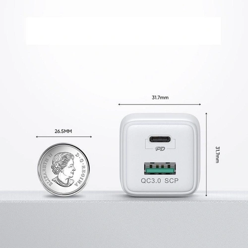 Kup Încărcător de rețea Joyroom L-QP303 Încărcător de perete cu 2 porturi PD 30W QC 3.0 Alb - JYR024WHT - {ean13} - Sklep Home Screen