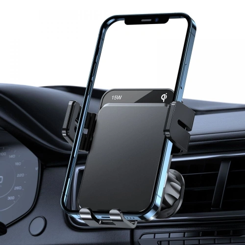Kup Uchwyt samochodowy z ładowarką indukcyjną Joyroom JR-ZS219 Car Mount Wireless Charger Set 15W Black - JYR025BLK - {ean13} - Sklep Home Screen