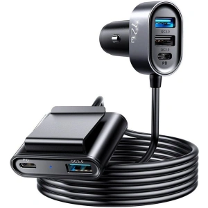Buy Joyroom JR-CL05 5-port USB Car Charger 72W Black - JYR026BLK - {ean13} - Home Screen Store Europe