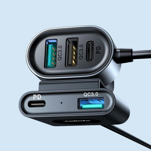 Kup Autonabíječka Joyroom JR-CL05 5-portová USB autonabíječka 72W černá - JYR026BLK - {ean13} - Sklep Home Screen