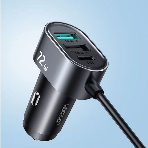 Kup Autonabíječka Joyroom JR-CL05 5-portová USB autonabíječka 72W černá - JYR026BLK - {ean13} - Sklep Home Screen