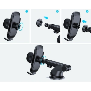 Buy Joyroom JR-ZS259 Dashboard Car Mount Black - JYR027BLK - {ean13} - Home Screen Store Europe