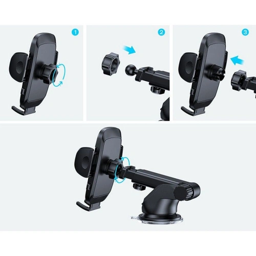 Kup Uchit de mașină Joyroom JR-ZS259 Suport pentru tablă Negru - JYR027BLK - {ean13} - Sklep Home Screen
