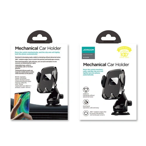 Buy Joyroom JR-ZS259 Dashboard Car Mount Black - JYR027BLK - {ean13} - Home Screen Store Europe