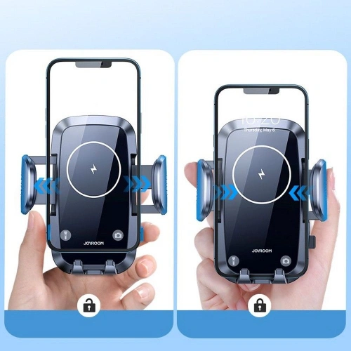 Kup Uchwyt samochodowy Joyroom JR-ZS241 Air Vent Car Mount Wireless Charger 15W Black - JYR029BLK - {ean13} - Sklep Home Screen