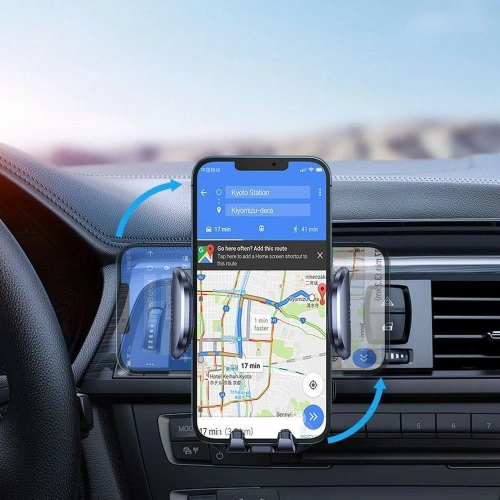 Kup Uchwyt samochodowy Joyroom JR-ZS241 Air Vent Car Mount Wireless Charger 15W Black - JYR029BLK - {ean13} - Sklep Home Screen
